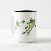 Irish Frog Zweifarbige Tasse (Vorderseite Links)