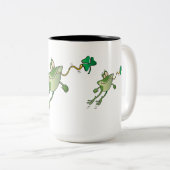 Irish Frog Zweifarbige Tasse (VorderseiteRechts)
