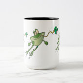 Irish Frog Zweifarbige Tasse (Mittel)