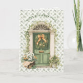Irish Front Door | St Patrick's Day Irish Blessing Karte (Vorderseite)