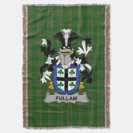 Irish Fullam Coat of Arms Familienwappen Irland Decke