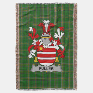 Irish Fuller Coat of Arms Familienwappen Irland Decke