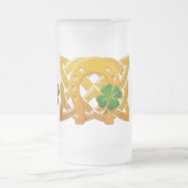 Irish Fun 3D Whimsey 2 Mattglas Bierglas (Mittel)