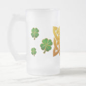 Irish Fun 3D Whimsey 2 Mattglas Bierglas (Links)