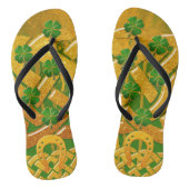 Irish Fun 3D Whimsey Badesandalen (Fußbett)