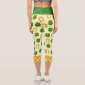 Irish Fun 3D Whimsey Capri Leggings (Rückseite)