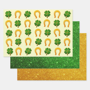 Irish Fun 3D Whimsey Geschenkpapier Set