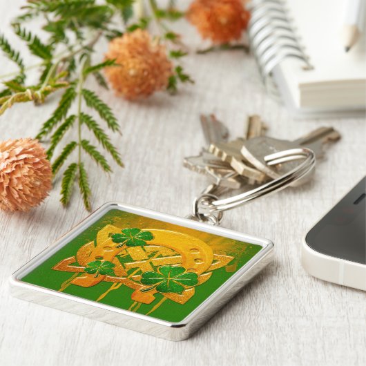 Irish Fun 3D Whimsey Schlüsselanhänger (Seite)