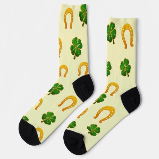 Irish Fun 3D Whimsey Socken (Linkes Detail)