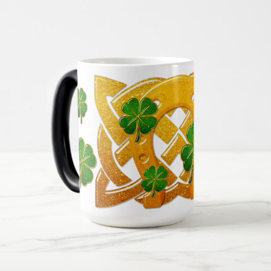 Irish Fun 3D Whimsey Verwandlungstasse (Vorderseite Links)