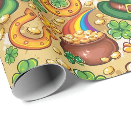 Irish Fun Geschenkpapier (Rolleneckpunkt)