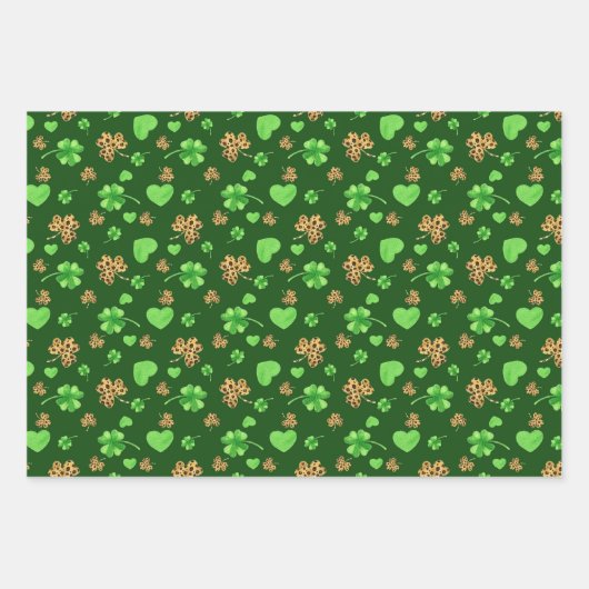 Irish Fun Geschenkpapier Set (Vorderseite 3)