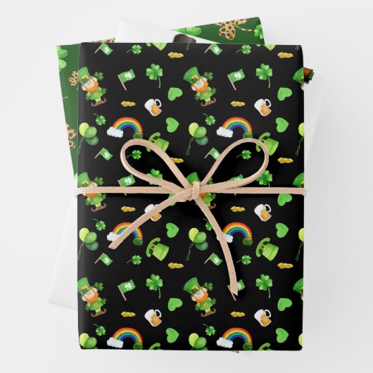 Irish Fun Geschenkpapier Set (Beispiel)