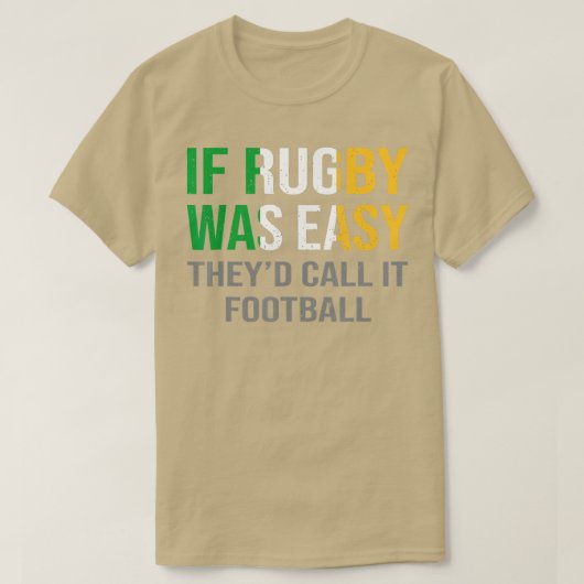 Irish Funny Rugby Tshirt _ Ireland Rugby _ St Patr (Design vorne)