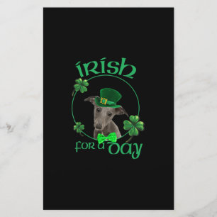 Irish für einen Tag hippet Lucky Hund in Patrick D Briefpapier