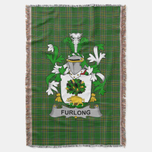 Irish Furlong Coat of Arms Familienwappen Irland Decke