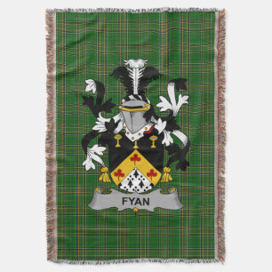 Irish Fyan oder Faghan Coat of Arms Familienwappen Decke