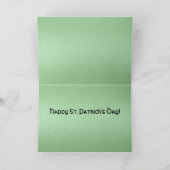 Irish Gaelic St. Patrick's Day Card Karte (Innenseite)