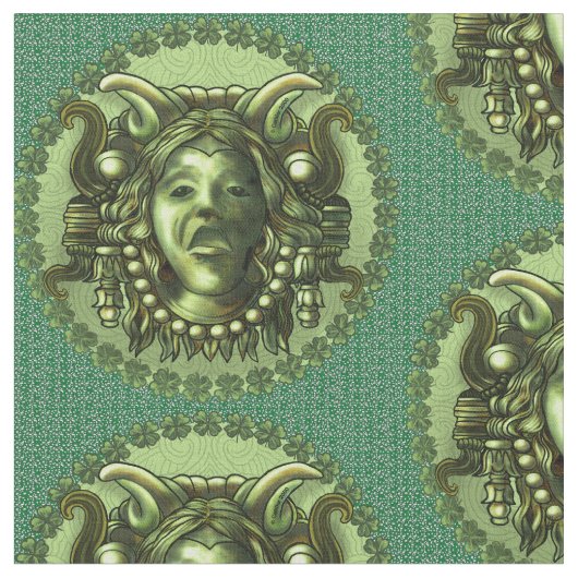 Irish Gargoyle Stoff (Nahaufnahme)