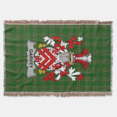 Irish Garvey oder O_Garvey Coat of Arms Family Cre Decke (Vorderseite)