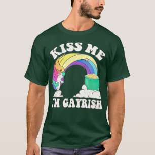 Irish Gay Pride LGB Unicorn Niedlich St Patricks D T-Shirt
