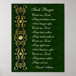Irish Gebet, Circle me Lord, Poster