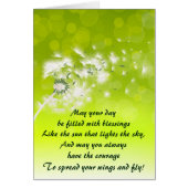 Irish Gebet for Sessings Card (Vorne)