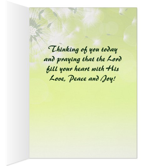 Irish Gebet for Sessings Card (Innen (Rechts))