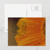 Irish Gebet Postcard Postkarte (Vorne/Hinten)