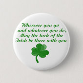 Irish Gedicht Button (Vorderseite)