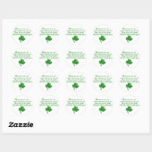Irish Gedicht Stickers (Blatt)