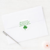 Irish Gedicht Stickers (Umschlag)