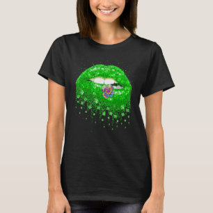 Irish Gefärbte Krawatte Leopard Kleeblatt Patrick' T-Shirt