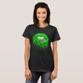 Irish Gefärbte Krawatte Leopard Kleeblatt Patrick' T-Shirt (Vorne ganz)