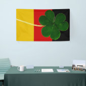 Irish German Flag Kleeblatt Clover St. Patrick Banner (Messeveranstaltung)