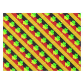 Irish German Flag Kleeblatt Clover St Patrick Fun Tischdecke (Vorderseite (Horizontal))