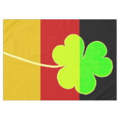 Irish German Flag Kleeblatt Clover St. Patrick Tischdecke (Vorderseite (Horizontal))