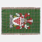 Irish Gifford Coat of Arms Familienwappen Irland Decke (Vorderseite)