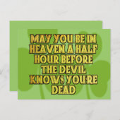 Irish Gifts Postkarte (Vorne/Hinten)