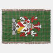 Irish Gilbert Coat of Arms Familienwappen Irland Decke (Vorderseite)