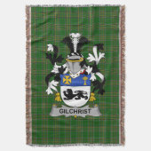 Irish Gilchrist oder McGilchrist Coat of Arms Fami Decke (Vorderseite Vertikal)