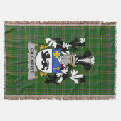 Irish Gilchrist oder McGilchrist Coat of Arms Fami Decke (Vorderseite)