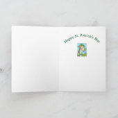 IRISH GIRAFFE ST. PATRICK'S DAY GREETING CARD KARTE (Innenseite)