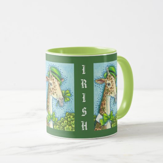 IRISH GIRAFFE ST. PATRICK'S DAY TASSE Combo (VorderseiteRechts)