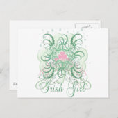 Irish Girl 2 Postkarte (Vorne/Hinten)