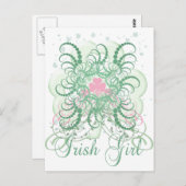 Irish Girl 2 Postkarte (Vorne/Hinten)