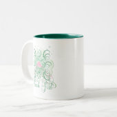 Irish Girl 2 Zweifarbige Tasse (Vorderseite Links)