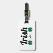 Irish Girl Gepäckanhänger (Vorderseite vertikal)