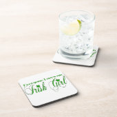 Irish Girl Getränkeuntersetzer (Rechte Seite)