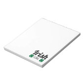 Irish Girl Notizblock (Rotiert)